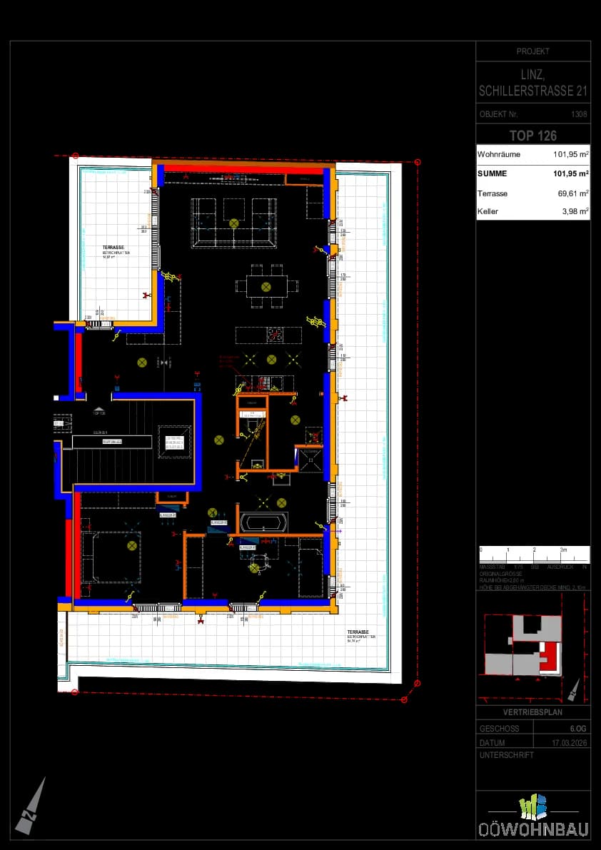 3-Zimmer-Wohnung kaufen in Linz – 101,95 m², € 734.193 – Bild 3 von 3