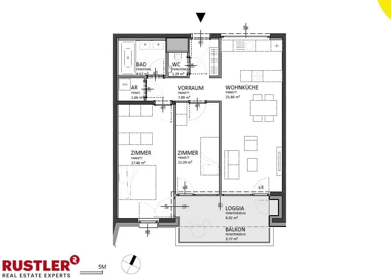 2-Zimmer-Wohnung kaufen in Wien – 78,19 m², € 476.000 – Bild 16 von 17