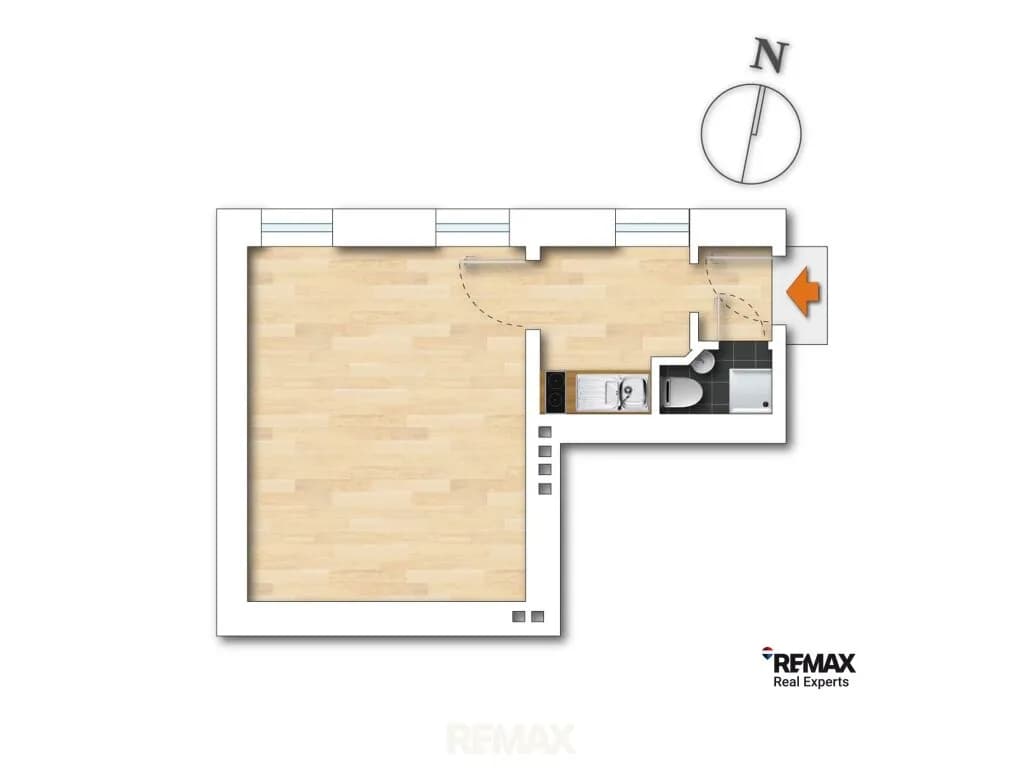1-Zimmer-Wohnung kaufen in Wien – 27 m², € 119.000 – Bild 16 von 17