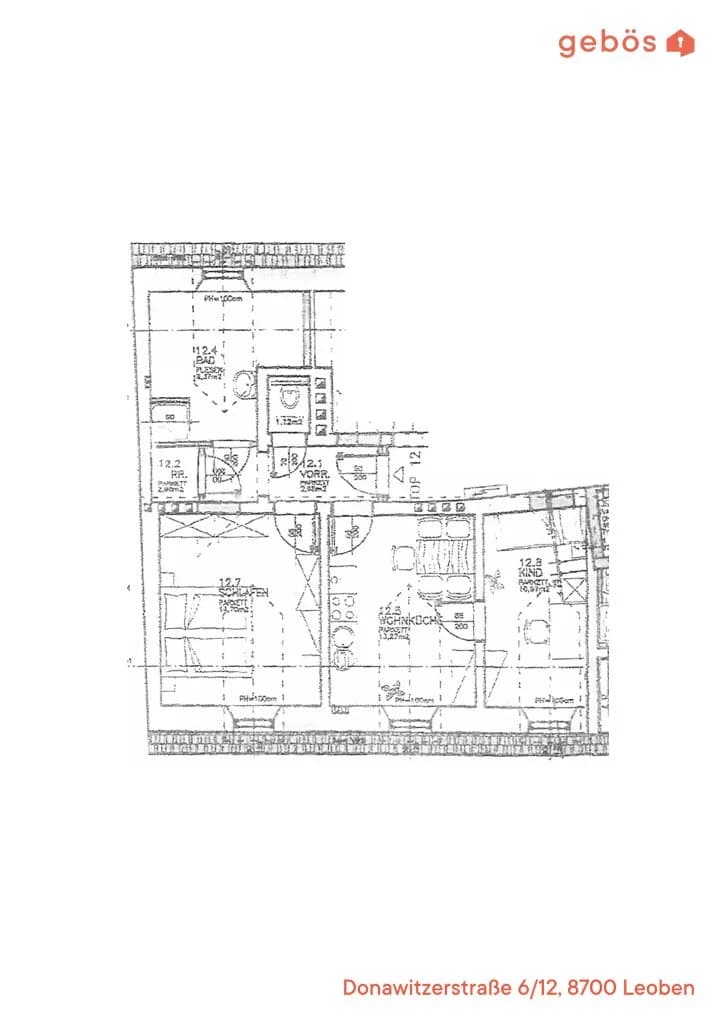 2-Zimmer-Wohnung mieten in Leoben – 51 m², € 520 – Bild 16 von 16