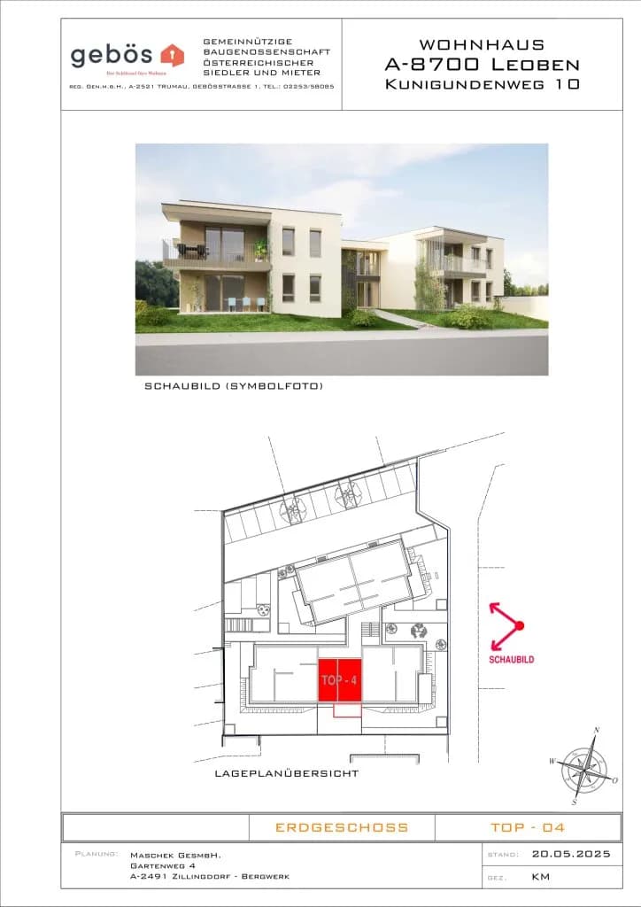 2-Zimmer-Wohnung mieten in Leoben – 43,82 m², € 729 – Bild 3 von 4