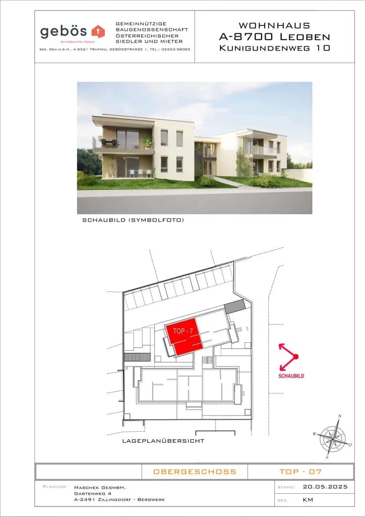 3-Zimmer-Wohnung mieten in Leoben – 67,95 m², € 1.077 – Bild 3 von 4