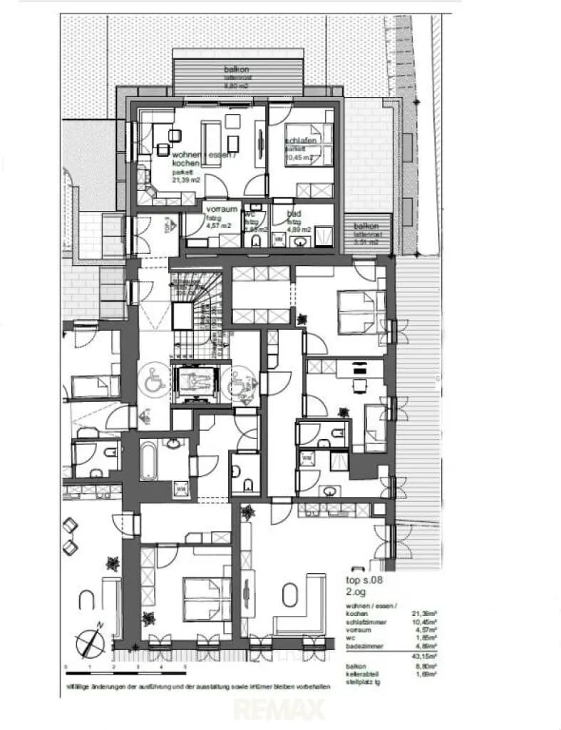 2-Zimmer-Wohnung mieten in Gmunden – 43,15 m², € 950 – Bild 8 von 8