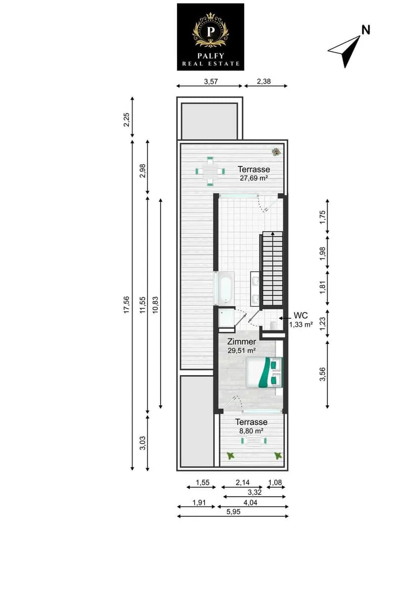 5-Zimmer-Haus kaufen in Wien – 211,4 m², € 649.000 – Bild 21 von 21