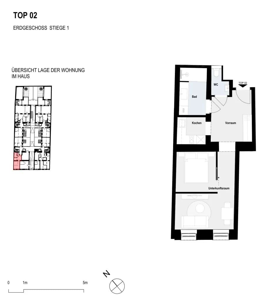 2-Zimmer-Wohnung kaufen in Wien – 39,55 m², € 274.845 – Bild 15 von 16