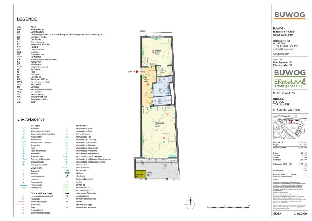 2-Zimmer-Wohnung kaufen in Wien – 52,63 m², € 299.900 – Bild 21 von 22
