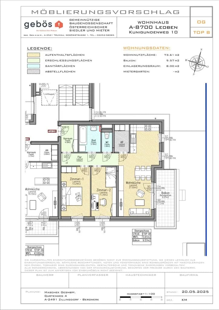 3-Zimmer-Wohnung kaufen in Leoben – 73,61 m², € 430.880 – Bild 4 von 4