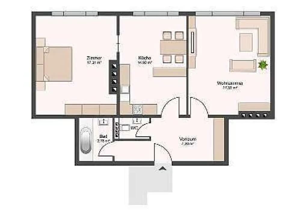 3-Zimmer-Wohnung kaufen in Graz – 61 m², € 139.900 – Bild 10 von 10