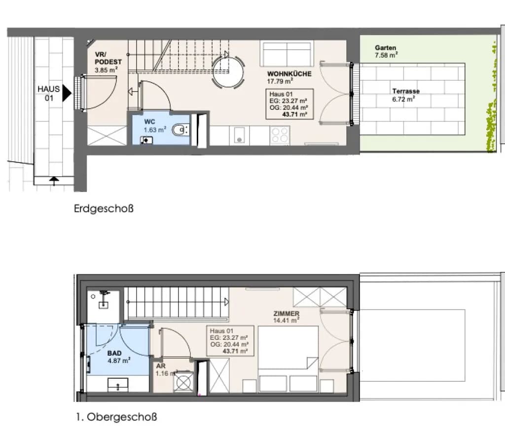 2-Zimmer-Wohnung kaufen in Wien – 43,72 m², € 304.000 – Bild 10 von 10
