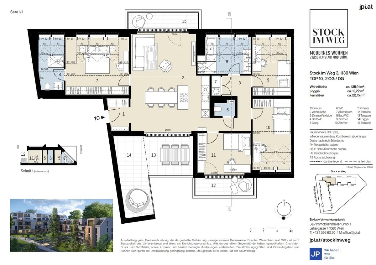 5-Zimmer-Wohnung kaufen in Wien – 135,91 m², € 1.299.000 – Bild 16 von 17