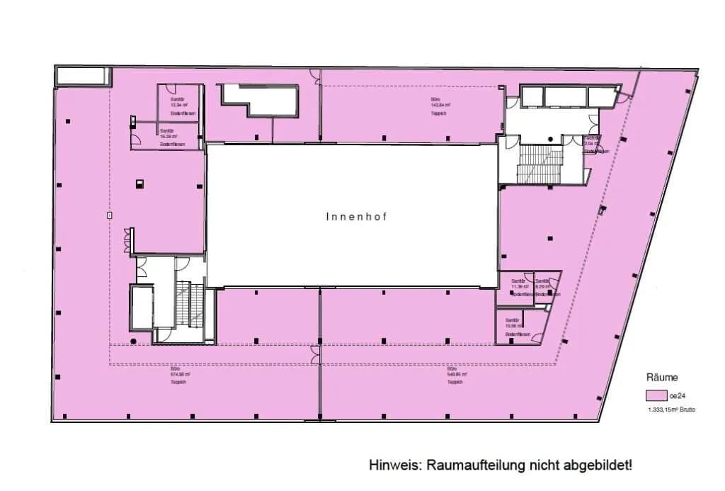 Gewerbeimmobilie mieten in Wien – 1 333 m², € 32.659 – Bild 21 von 21