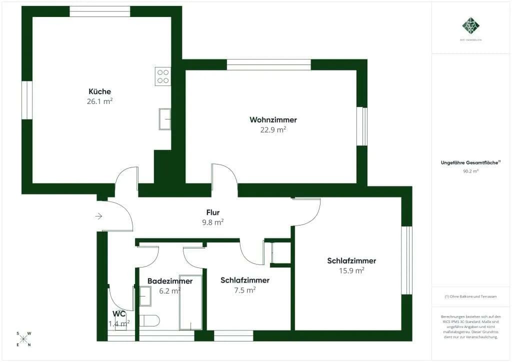 3-Zimmer-Wohnung mieten in Kufstein – 90 m², € 1.490 – Bild 18 von 18