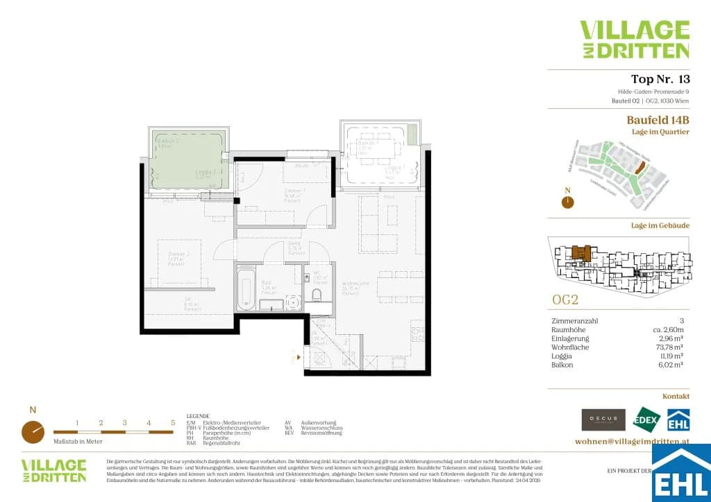 3-Zimmer-Wohnung kaufen in Wien – 73,78 m², € 610.000 – Bild 11 von 11