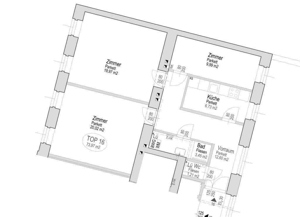3-Zimmer-Wohnung mieten in Wien – 73,97 m², € 1.147 – Bild 18 von 18