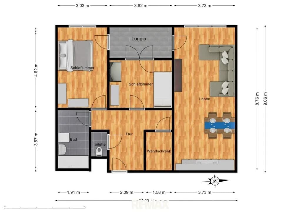 3-Zimmer-Wohnung kaufen in Wien – 88 m², € 348.750 – Bild 23 von 26