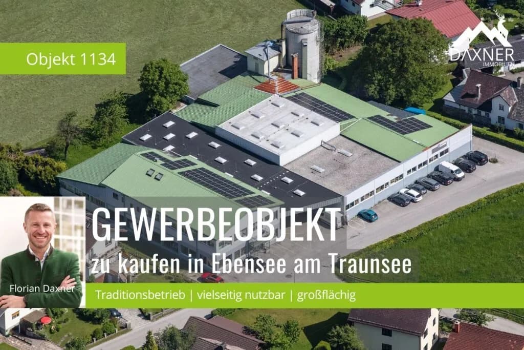 Gewerbeimmobilie kaufen in Gmunden – 2 750 m², € 2.600.000
