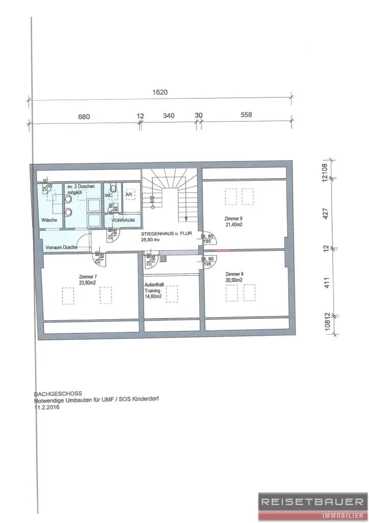 15-Zimmer-Gewerbeimmobilie mieten in Linz – 514 m², € 4.415 – Bild 40 von 40