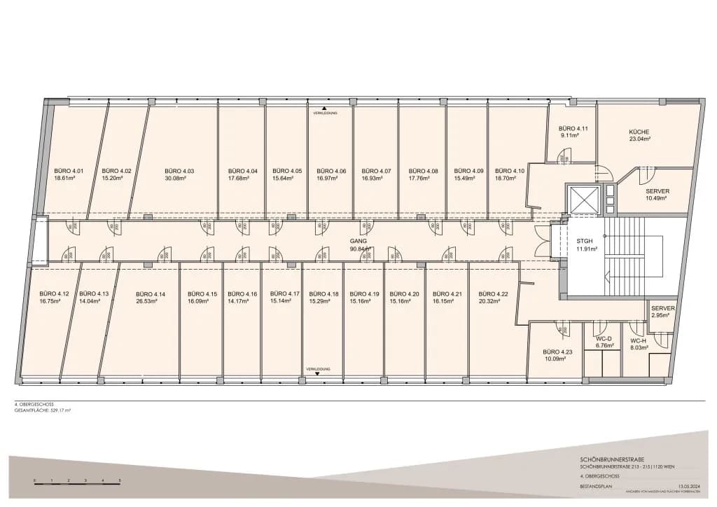 24-Zimmer-Gewerbeimmobilie mieten in Wien – 1 060 m², € 10.000 – Bild 22 von 22