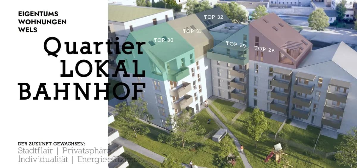 3-Zimmer-Wohnung kaufen in Wels – 87,17 m², € 480.798