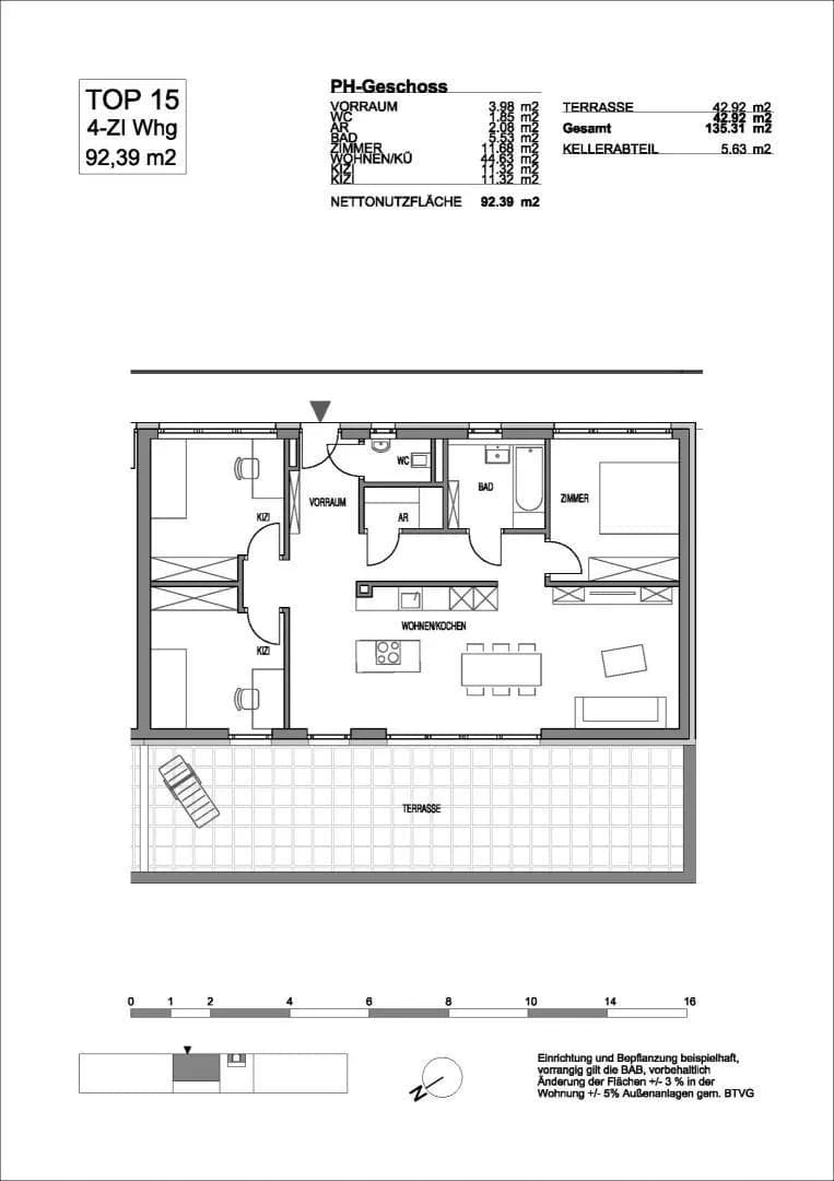 4-Zimmer-Wohnung kaufen in Graz – 92,48 m², € 400.400 – Bild 6 von 6
