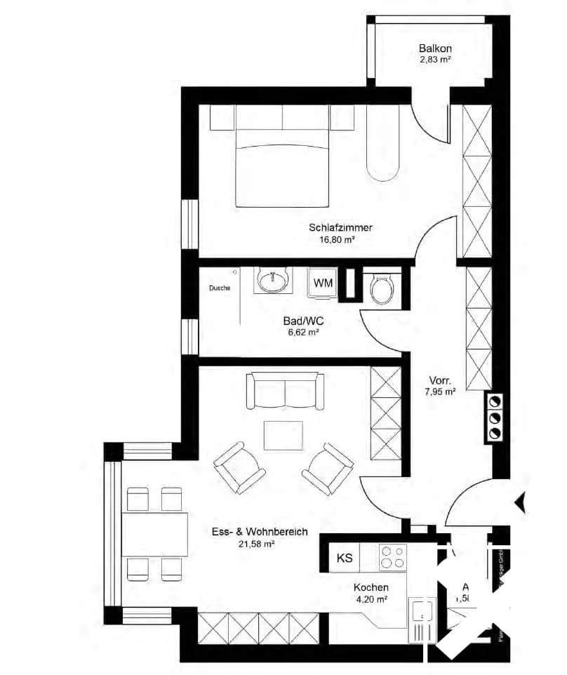 2-Zimmer-Wohnung kaufen in Tamsweg – 59 m², € 229.000 – Bild 11 von 11