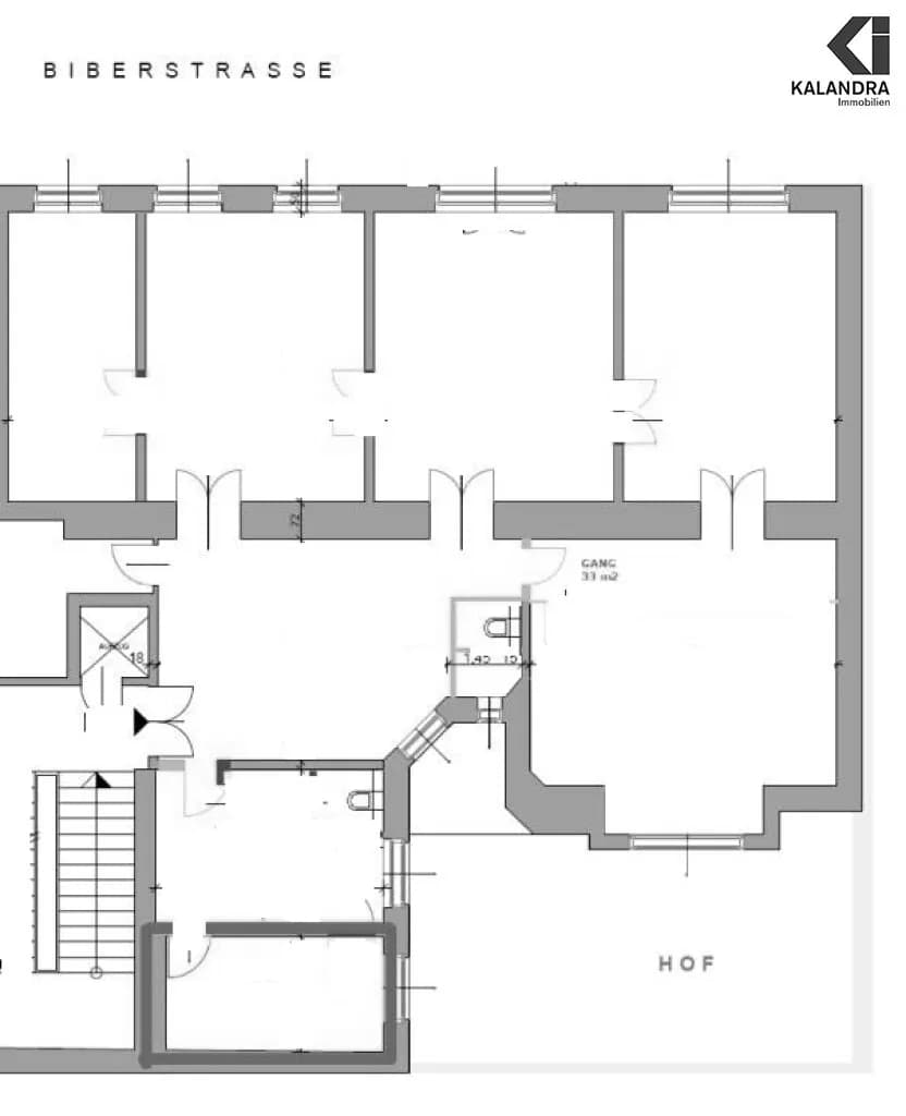 6-Zimmer-Gewerbeimmobilie mieten in Wien – 183 m², € 4.995 – Bild 13 von 13