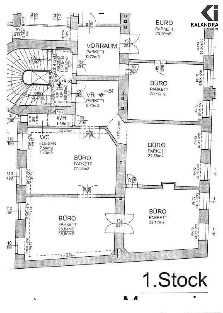 4-Zimmer-Gewerbeimmobilie mieten in Wien – 110 m², € 1.933 – Bild 15 von 15