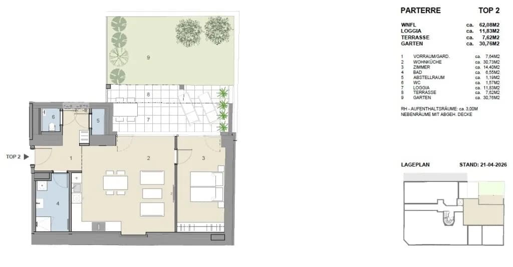 2-Zimmer-Wohnung kaufen in Wien – 62,08 m², € 599.000 – Bild 15 von 15