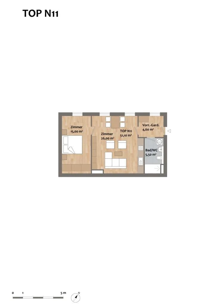 Immobilie kaufen in Korneuburg – 71,15 m², € 419.785 – Bild 11 von 15