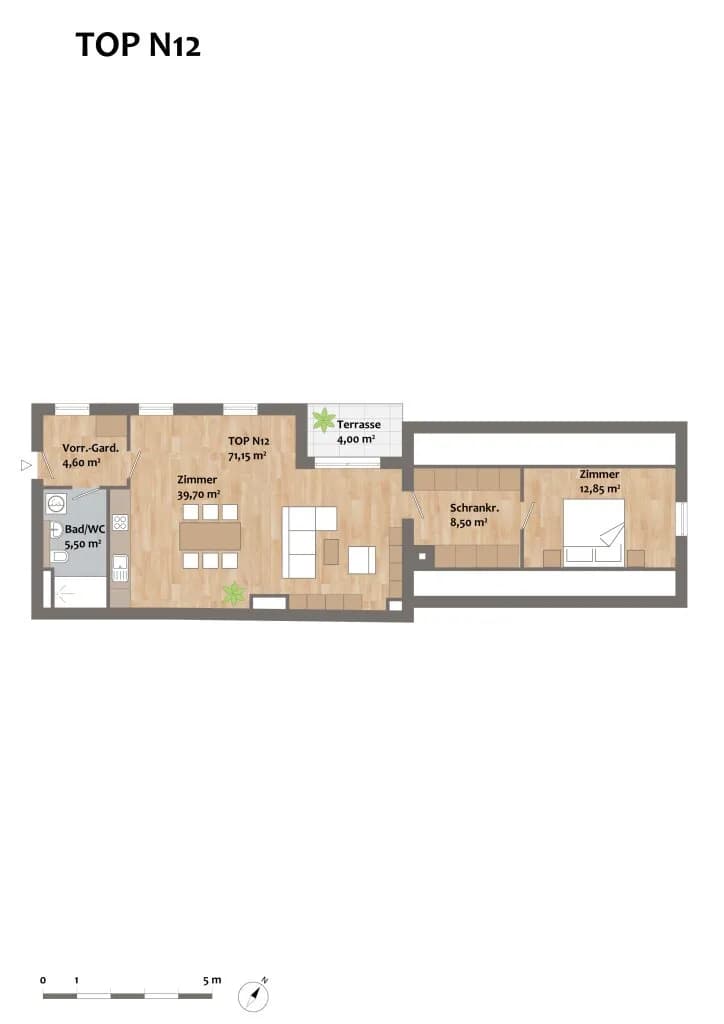 2-Zimmer-Wohnung kaufen in Korneuburg – 55,1 m², € 335.090 – Bild 9 von 13