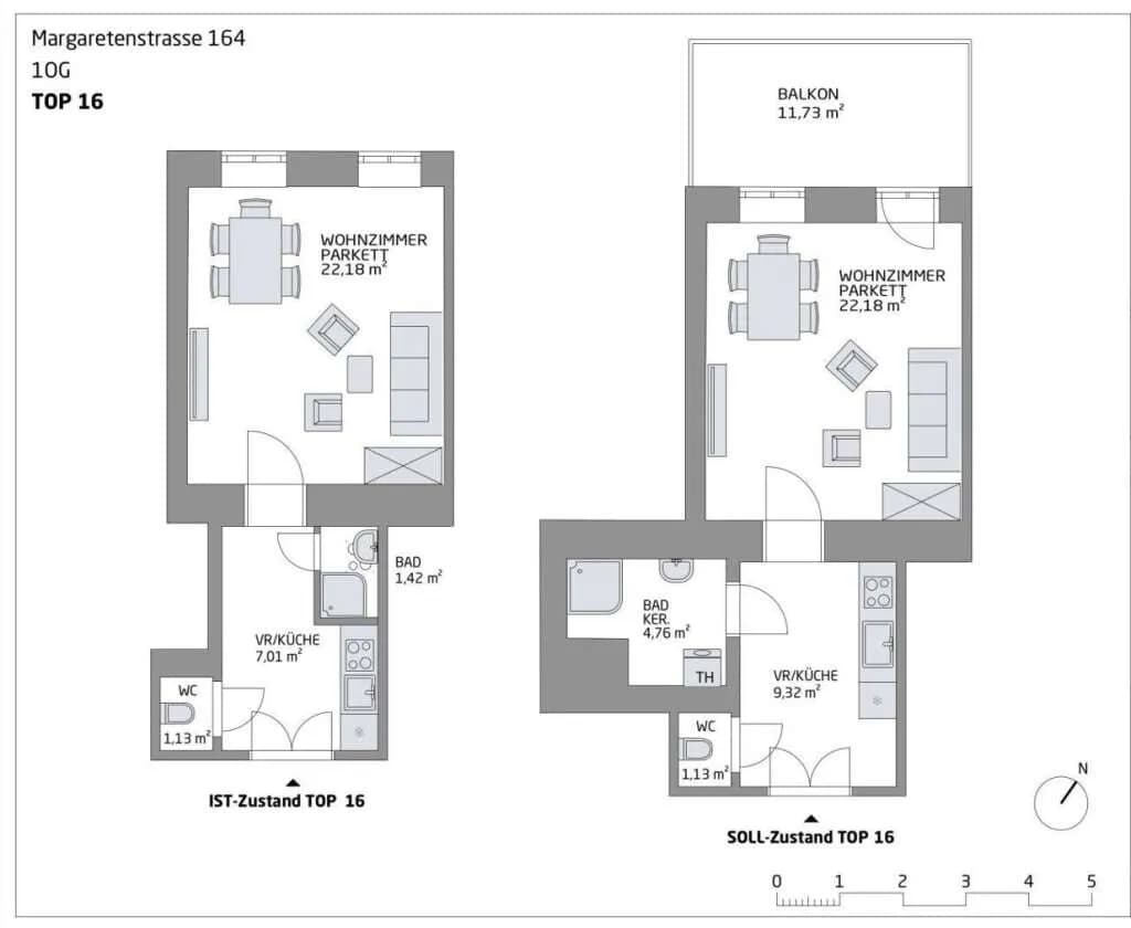 1-Zimmer-Wohnung kaufen in Wien – 37,39 m², € 229.000 – Bild 12 von 12