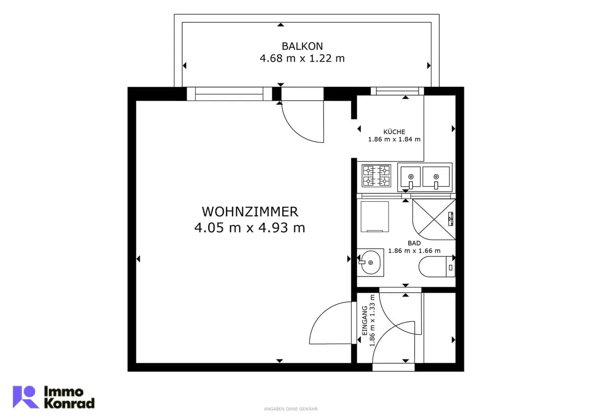 1-Zimmer-Wohnung kaufen in Innsbruck – 29 m², € 190.000 – Bild 21 von 21