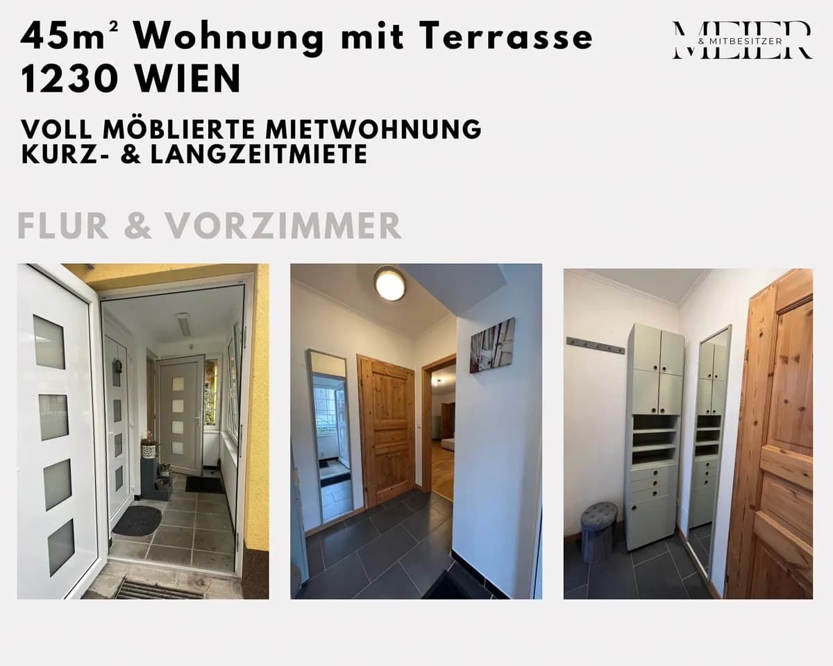 2-Zimmer-Wohnung mieten in Wien – 45 m², € 950 – Bild 2 von 8