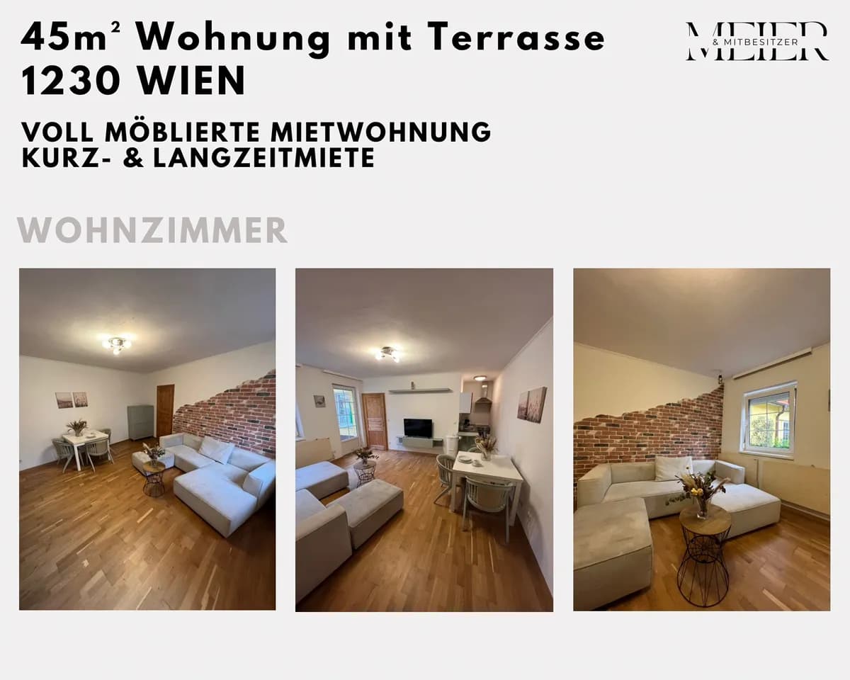 2-Zimmer-Wohnung mieten in Wien – 45 m², € 950 – Bild 3 von 8