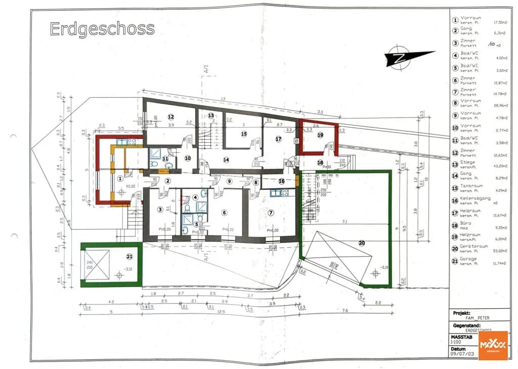 8-Zimmer-Haus kaufen in Eisenstadt – 335 m², € 769.000 – Bild 28 von 29