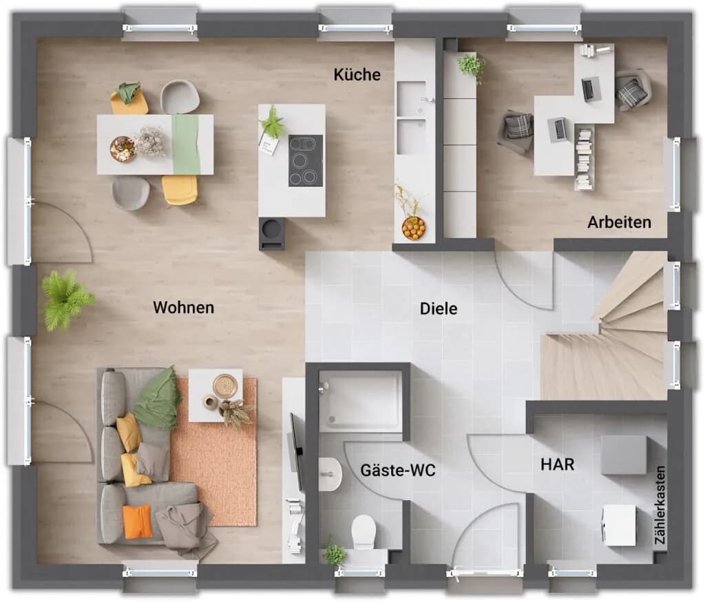5-Zimmer-Haus kaufen in Korneuburg – 137 m², € 634.376 – Bild 8 von 10
