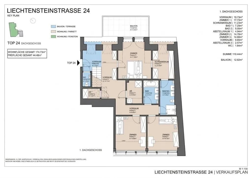 4-Zimmer-Wohnung kaufen in Wien – 174,73 m², € 2.795.680 – Bild 7 von 8