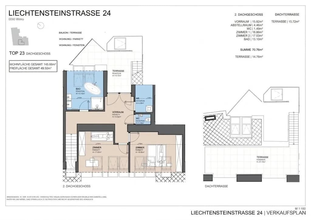 3-Zimmer-Wohnung kaufen in Wien – 145,66 m², € 2.330.560 – Bild 6 von 6