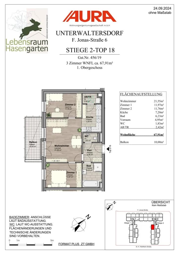 3-Zimmer-Wohnung kaufen in Baden – 67,91 m², € 279.900 – Bild 15 von 17