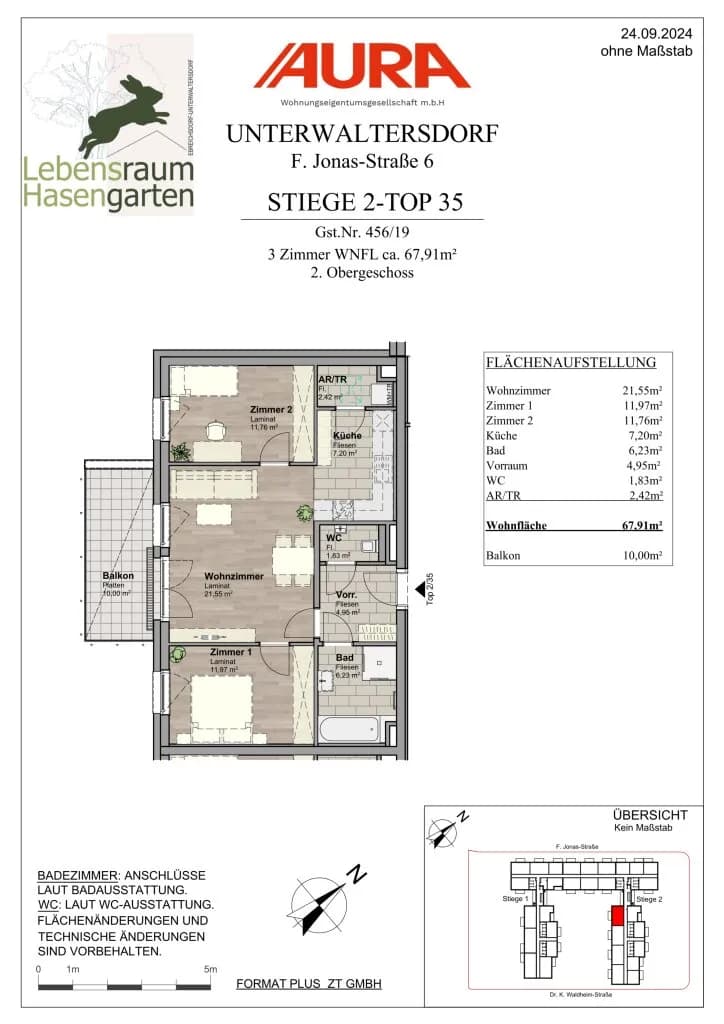 3-Zimmer-Wohnung kaufen in Baden – 67,91 m², € 279.900 – Bild 16 von 17