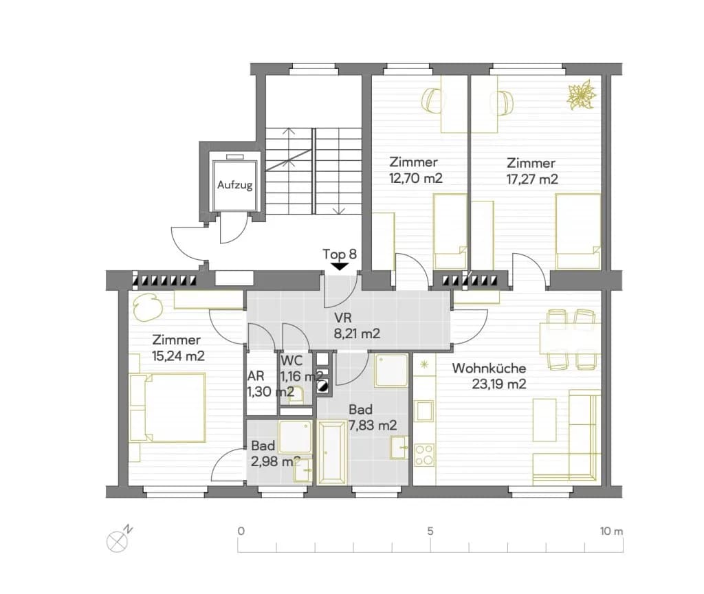 4-Zimmer-Wohnung kaufen in Wien – 89,98 m², € 399.000 – Bild 12 von 12