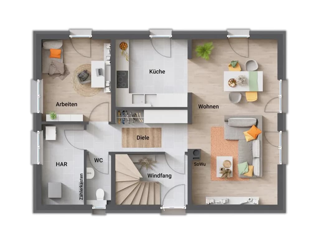 5-Zimmer-Haus kaufen in Korneuburg – 144 m², € 502.846 – Bild 8 von 10