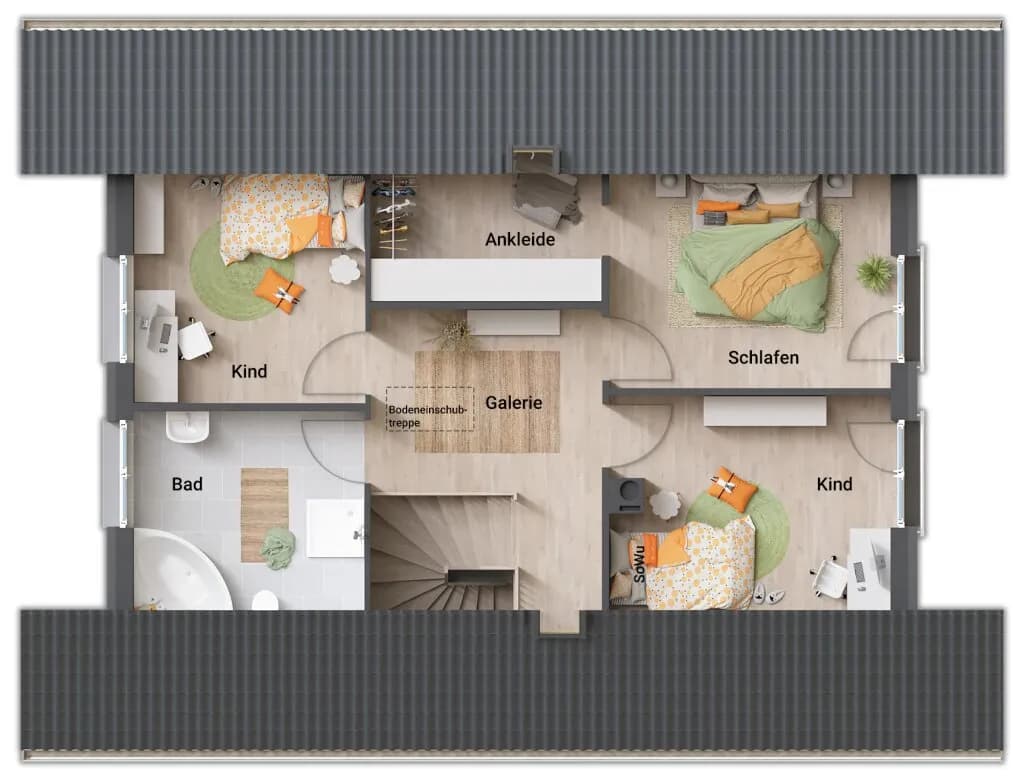 5-Zimmer-Haus kaufen in Korneuburg – 144 m², € 502.846 – Bild 9 von 10
