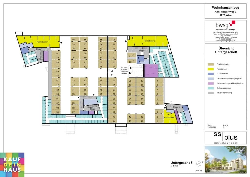 2-Zimmer-Wohnung kaufen in Wien – 61,07 m², € 314.000 – Bild 24 von 28