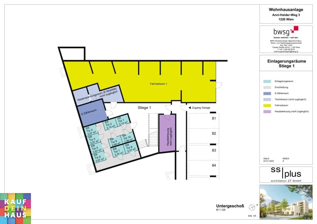 2-Zimmer-Wohnung kaufen in Wien – 63,41 m², € 299.000 – Bild 25 von 28