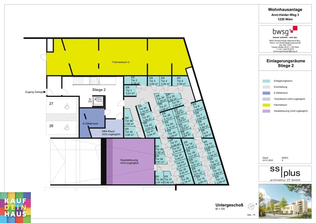 2-Zimmer-Wohnung kaufen in Wien – 63,41 m², € 299.000 – Bild 26 von 28