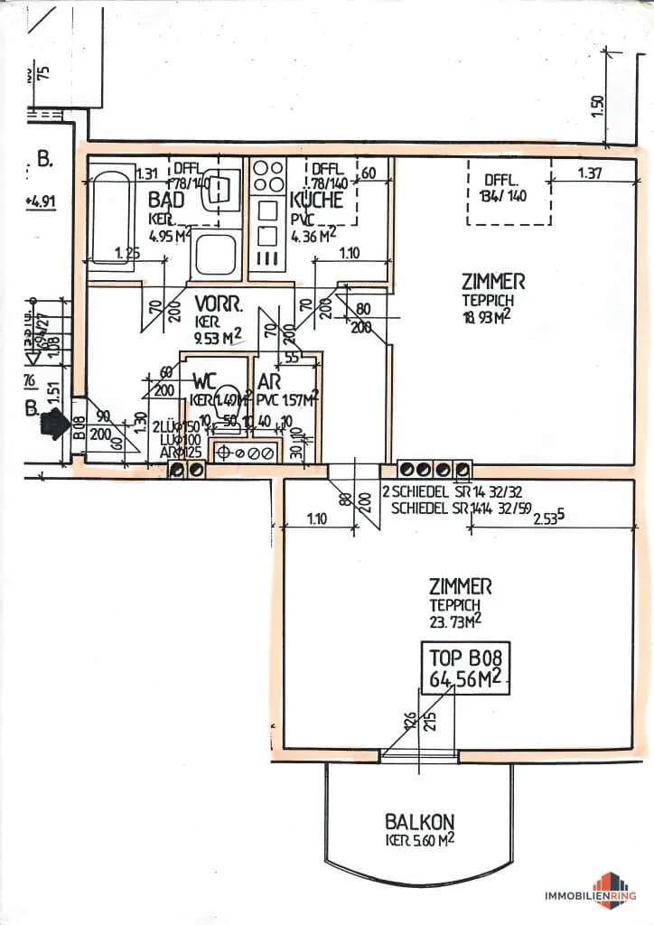 2-Zimmer-Wohnung kaufen in Baden – 65 m², € 235.000 – Bild 12 von 12