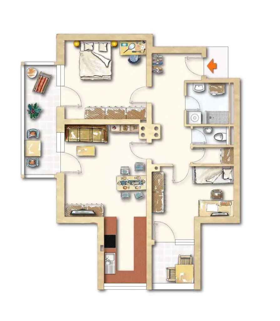 3-Zimmer-Wohnung kaufen in Gmunden – 80 m², € 275.000 – Bild 8 von 8
