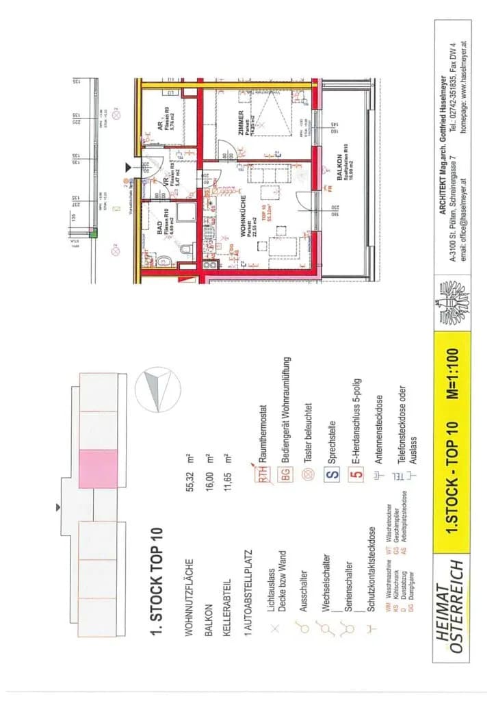 2-Zimmer-Wohnung mieten in Melk – 55,32 m², € 767 – Bild 18 von 18