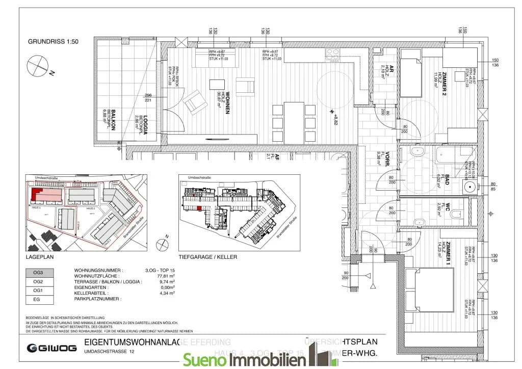 4-Zimmer-Wohnung kaufen in Eferding – 90,46 m², € 386.900 – Bild 31 von 31